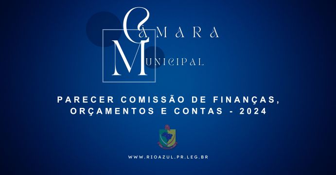 Parecer Comissão de Finanças, Orçamentos e Contas