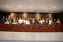 "Alunos do Colégio Estadual Doutor Chafic Cury Visitam Assembleia Legislativa do Paraná em Busca de Conhecimento Democrático"