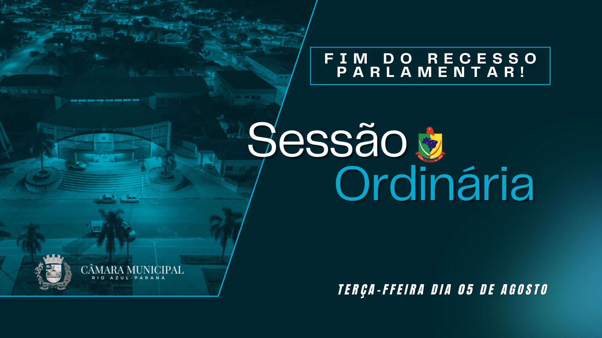 Câmara Municipal de Rio Azul retoma sessões ordinárias nesta terça-feira (05/08)