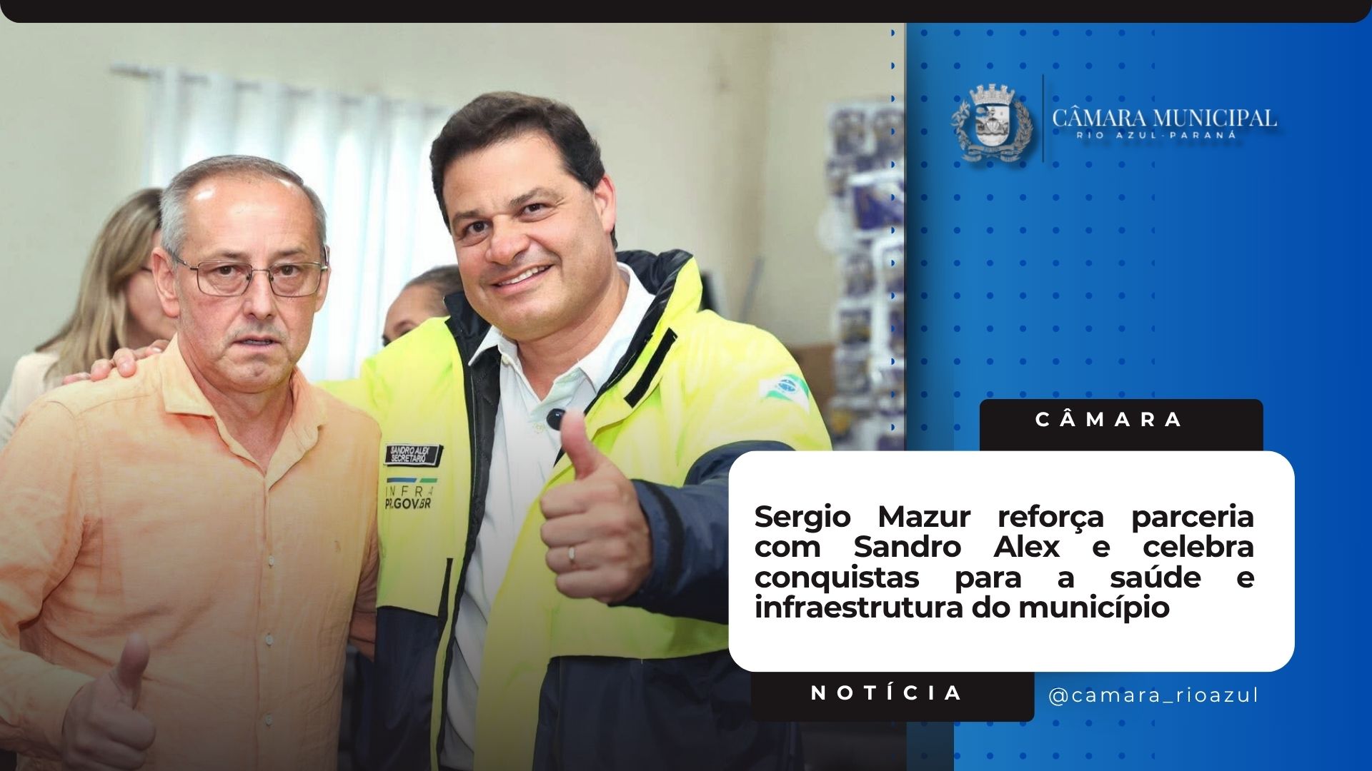 Dia histórico em Rio Azul: vereadores participam de encontro com lideranças e anunciam novos investimentos