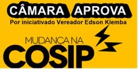 Câmara aprova mudança na COSIP