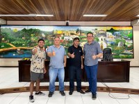 Vice-Presidente da Câmara de Rio Azul recebe lideranças do Partido Verde para visita de cortesia