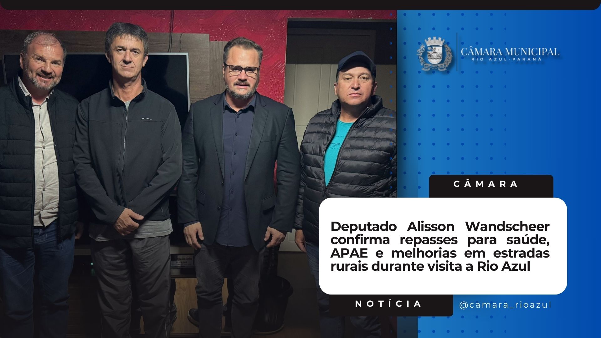 Visita Importante e Promissora na Residência do Vereador Cesar Geleia